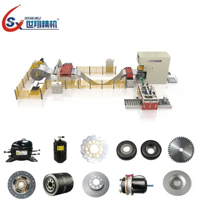 Sx1600X4.5mm Automatic Coil Zigzag Feeder Large Scale Oscillating Blanking Line for Metal Stamping