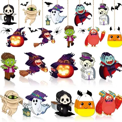Whimsical Wooden Witch Decor for Halloween Party