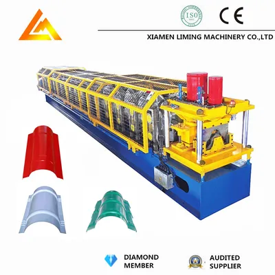 Roll Forming Making Machine for Ridge Cap Profile with Top-Rib