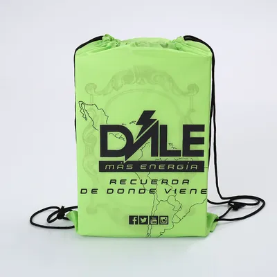 Sublimation/Screen/Heat Transfer Printing Recycled 210d Polyester Drawstring Bag