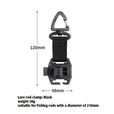 Heavy-Duty Fishing Rod Clamp for Versatile Outdoor Fishing