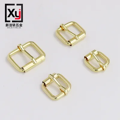 Flat Single Pin Iron Metal Roller Buckle
