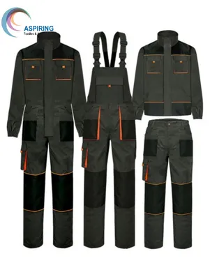 Safety Fire Retardant Coverall Industrial Workwear Mechanics Oil Resistant Fireproof Working Fr Coveralls