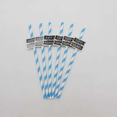Eco-Friendly Biodegradable Paper Straws for Celebrations and Gatherings