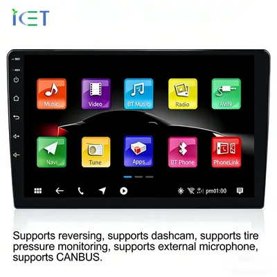 9 Inch 2+64G Car Touch Screen Car Radio Android Multimedia Flip out Car Stereo