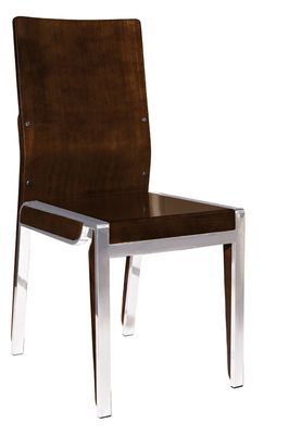 Wood and Metal Dining Chair (CY-21)