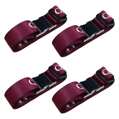 Wholesale Custom Standard Size Airplane Personalized Global Travel Accessories Luggage Belt Straps with Combination Lock
