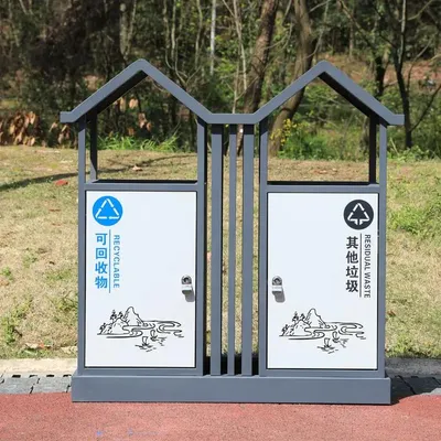 Factory Wholesale Custom Indoor Vertical Stainless Steel Hotel Non-Smoking Trash Can