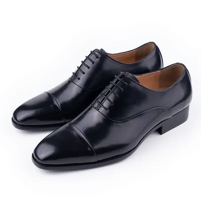 Men Shoes Oxford Genuine Leather Man Dress Office Party Suit Customized