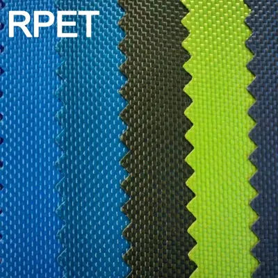 China Factory Wholesale Polyester RPET Recyclable Textile 600d Oxford Fabric for Bags and Printed Fabric