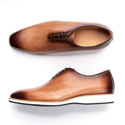Wholelsale Men Dress Shoe Fashion Oxfords Flats Platform Footwear Comfortable Career Oxfords