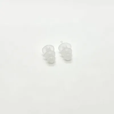 Ultra-Clear Transparent Earplugs for Peaceful Sleep and Travel