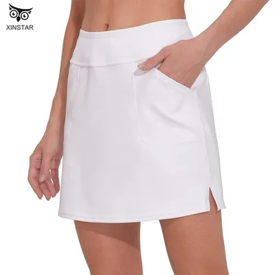 16" Golf Skirt for Women Tennis Skirt with 4 Pockets High Waisted Athletic Skorts Skirts