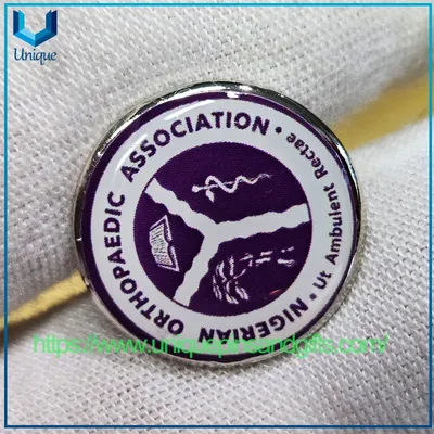 Nigeria Orthopaedic Association Cufflink, 3D Silver Printing Cufflink with Epoxy