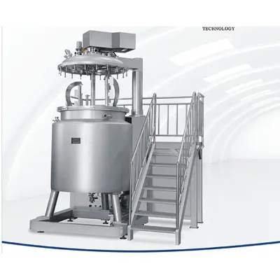 High Shear Mixing Homogenizer Cosmetic Cream Vacuum Emulsifying Mixer