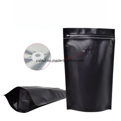 Bottom Gusset Aluminum Foil Coffee Bags with Valve