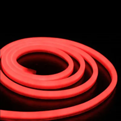 8X16mm 24V LED Neon Flex Green Light with Rainproof for Outdoor