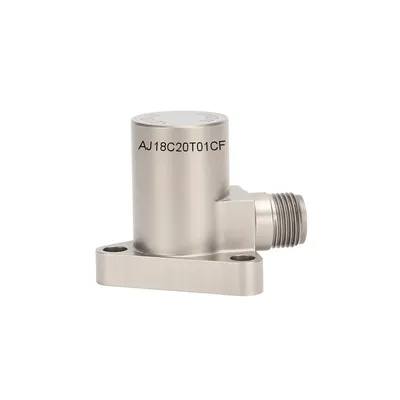 Piezoelectric Acceleration Sensor Side 7/16-27 Dual-Pin Socket Output Shear Structural Style