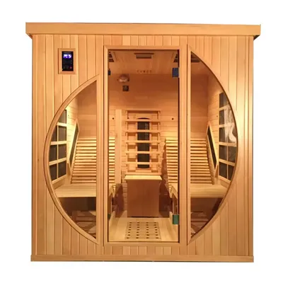Premium 2-Person Far Infrared Sauna Cabin with Recliner