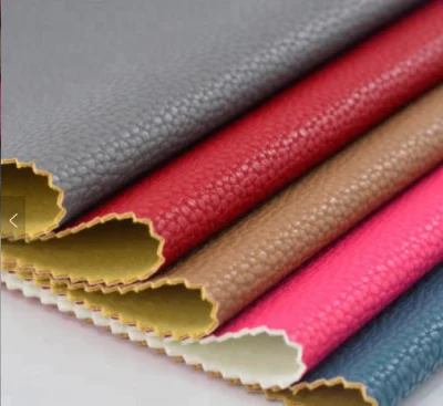 Embossed Litchi Design PU Leather