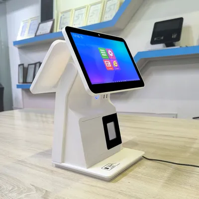 Factory Dual 11.6 Inch Android 14 Touch Screen Device with Qr Code