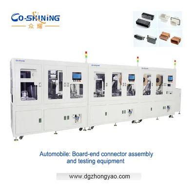 High-Speed Connector Assembly Equipment with Enhanced Testing Capabilities and Yield