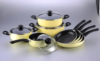 12PCS Aluminum Non-Stick Cookware Set
