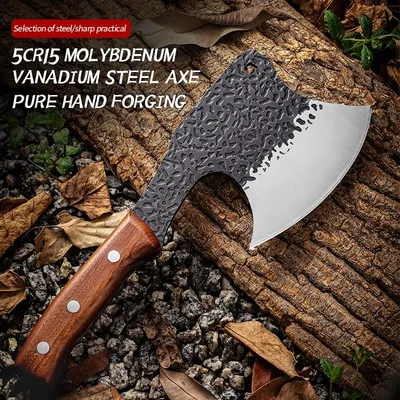 Outdoor Tool 5cr15 Molybdenum Vanadium Steel Garden Forging Axe