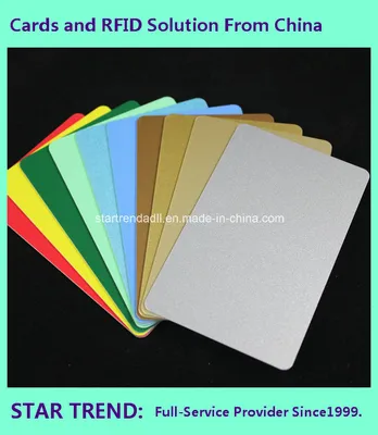 Color Cards /Plain Color PVC Card Suitable for Thermal Printing