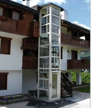 No Pit Requirement Villa Elevator for Private Home