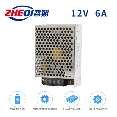LED Power 110V 220V, Single Output 12V 75W