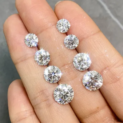 Promotional Round Shape Lab Diamonds 0.5~4carat Def Vvs-Vs Igi Certificate Factory Wholesale Low Price