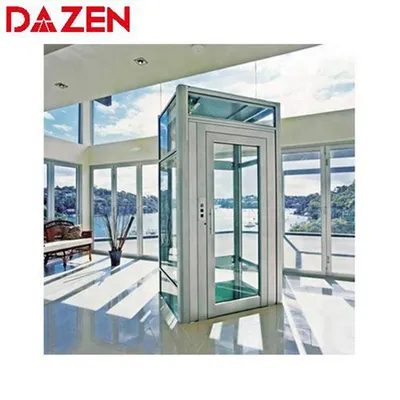 China Factory Home Residential Glass Panoramic Lift Sightseeing Elevator