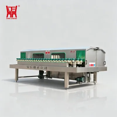Automatic Plastic Glass Bottle High Pressure Rotary Rinsing Machine