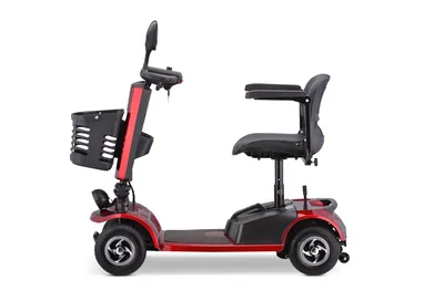Wholesale Portable Aluminum Folding Travel Scooter for The Elderly and Disabled Four-Wheel Electric Scooter
