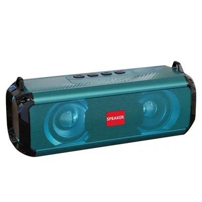 Wireless Bluetooth Speaker, Portable Stereo Outdoor Speaker, Subwoofer, RGB LED Light Speaker