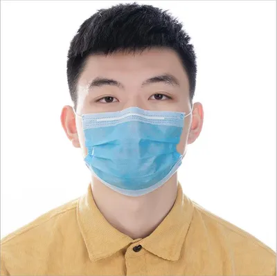 Disposable 3 Ply Non-Medical Non-Woven Dust Earloop Face Mask