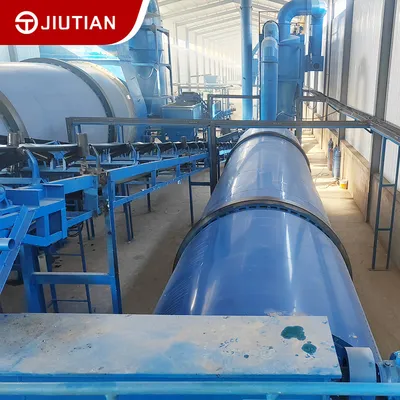 Industrial Cassava Residue Drying Machine Cassava Waste Rotary Dryer System