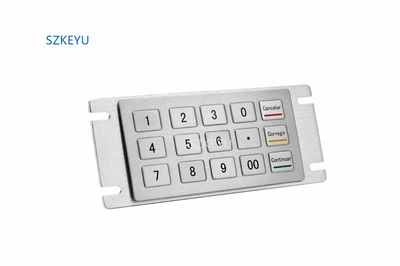 3X5 Matrix Scanning Port Stainless Steel Metal Numeric Keyboard (KY2150A)