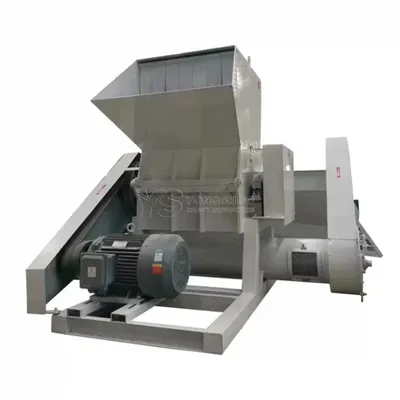 Sponge Foam Jumbo Bag Crusher Machine Marine Debris Rope Net Crusher