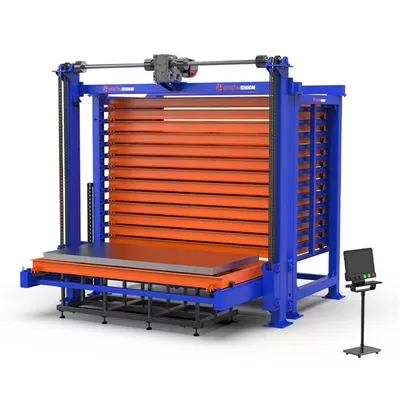 PLC Controlled Board Classification Storage Warehouse Automated Storage Rack
