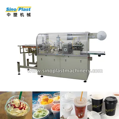 CE Certification Automatic Milk Cup Lid Machine
