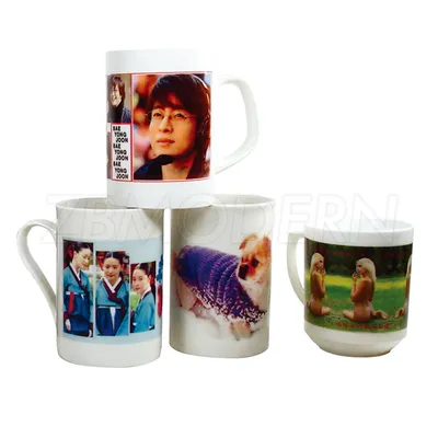 Wholesale 11oz White Inner Color Sublimation White Porcelain Coffee Mug