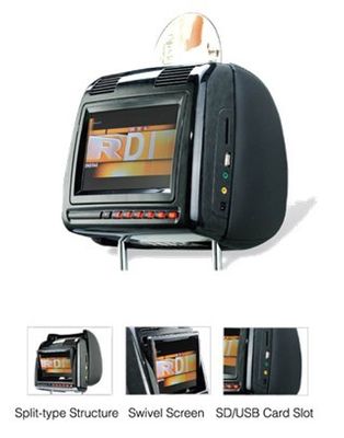 7 Inch Split-Type Headrest Monitor W/DVD Player ZZ-DS760