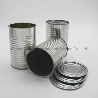 Tinplate Can 7116# with Easy Open Lid Gold Lacquer Coating for Packing Canned Mushroom