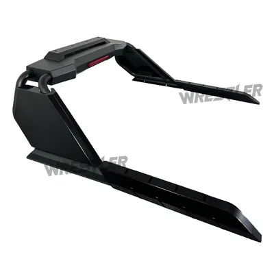 Light Texture Black Powder Coated Roll Bar with for 4X4 Pickup Accessories American Style Ranger Raptor Hilux Revo Navara Bt50 Tundra Tacoma