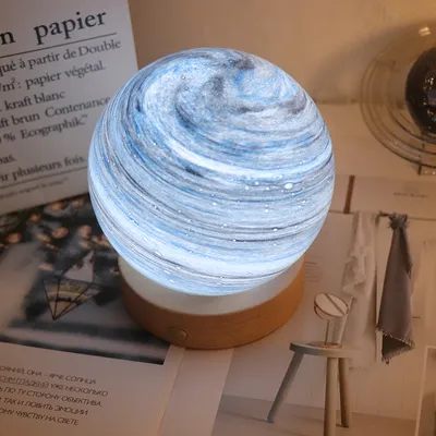 New Style Wandering The Earth Night Lamp LED Mood Light with Lithium Battery