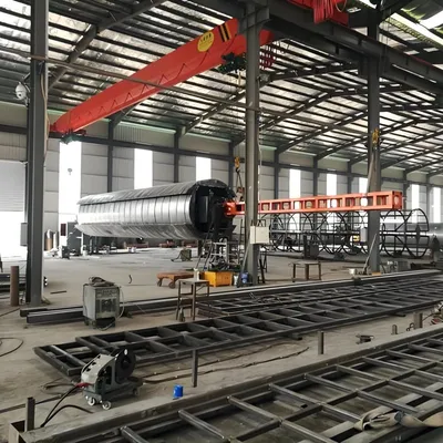 Fiberglass FRP Pipe Winding Machine Whole Set Winding Production Line