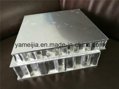 Bare Finish Aluminum Honeycomb Panels for Further Lamination with Stone