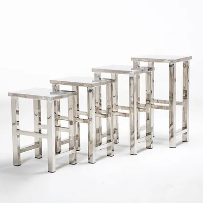 Factory Square Stool Dust-Free Workshop Raised Stool for Corrosion Resistance